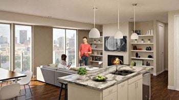 Open concept layouts for entertaining